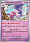 2023 Pokemon: SV02: Paldea Evolved (PAL) - Tinkaton (#105/193, Rare) (Reverse Holofoil, Near Mint)
