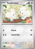 2023 Pokemon: SV02: Paldea Evolved (PAL) - Tandemaus 167 193 (#167/193, Common) (, Near Mint)
