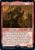 2023 Magic: The Gathering: Universes Beyond: The Lord of the Rings: Tales of Middle-earth (LTR) - Grishnakh Brash Instigator (#134, Uncommon) (, Near Mint)