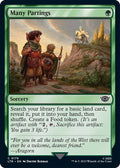 2023 Magic: The Gathering: Universes Beyond: The Lord of the Rings: Tales of Middle-earth (LTR) - Many Partings (#176, Common) (, Near Mint)