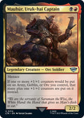 2023 Magic: The Gathering: Universes Beyond: The Lord of the Rings: Tales of Middle-earth (LTR) - Mauhur Uruk hai Captain (#214, Uncommon) (, Near Mint)