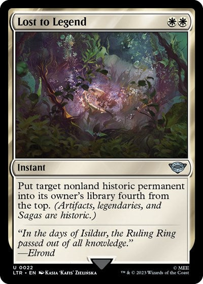 2023 Magic: The Gathering: Universes Beyond: The Lord of the Rings: Tales of Middle-earth (LTR) - Lost to Legend (#22, Uncommon) (, Near Mint)