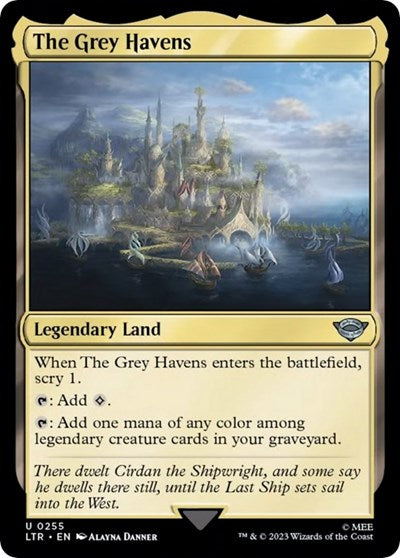 2023 Magic: The Gathering: Universes Beyond: The Lord of the Rings: Tales of Middle-earth (LTR) - The Grey Havens (#255, Uncommon) (, Lightly Played)