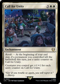 2023 Magic: The Gathering: Commander: The Lord of the Rings: Tales of Middle-earth (LTC) - Call for Unity (#163, Rare) (, Near Mint)