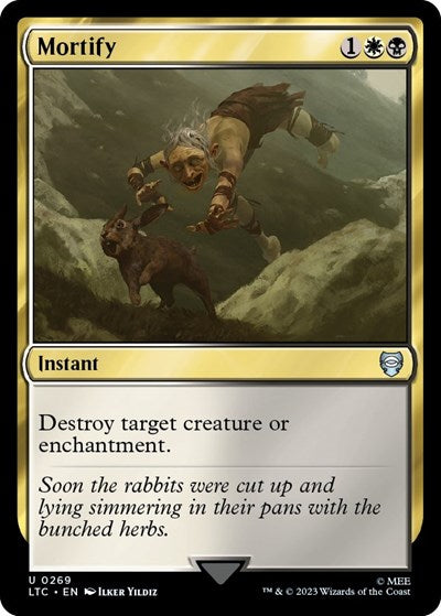 2023 Magic: The Gathering: Commander: The Lord of the Rings: Tales of Middle-earth (LTC) - Mortify (#269, Uncommon) (, Near Mint)