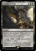 2023 Magic: The Gathering: Commander: The Lord of the Rings: Tales of Middle-earth (LTC) - Decree of Pain (#199, Rare) (, Near Mint)