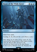 2023 Magic: The Gathering: Commander: The Lord of the Rings: Tales of Middle-earth (LTC) - Boon of the Wish Giver (#185, Uncommon) (, Near Mint)