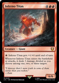 2023 Magic: The Gathering: Commander: The Lord of the Rings: Tales of Middle-earth (LTC) - Inferno Titan (#223, Mythic Rare) (, Near Mint)