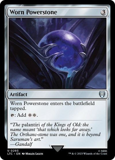 2023 Magic: The Gathering: Commander: The Lord of the Rings: Tales of Middle-earth (LTC) - Worn Powerstone (#293, Uncommon) (, Near Mint)