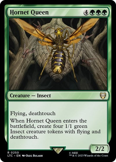 2023 Magic: The Gathering: Commander: The Lord of the Rings: Tales of Middle-earth (LTC) - Hornet Queen (#250, Rare) (, Near Mint)