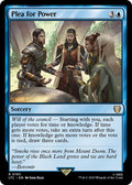 2023 Magic: The Gathering: Commander: The Lord of the Rings: Tales of Middle-earth (LTC) - Plea for Power (#195, Rare) (, Near Mint)