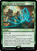 2023 Magic: The Gathering: Commander: The Lord of the Rings: Tales of Middle-earth (LTC) - Inscription of Abundance (#251, Rare) (, Near Mint)