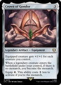 2023 Magic: The Gathering: Commander: The Lord of the Rings: Tales of Middle-earth (LTC) - Crown of Gondor (#75, Rare) (, Near Mint)