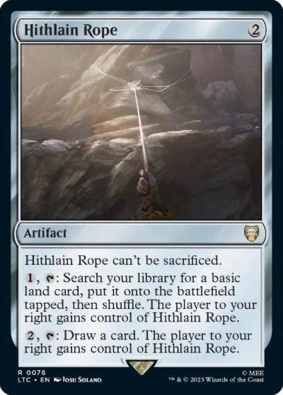 2023 Magic: The Gathering: Commander: The Lord of the Rings: Tales of Middle-earth (LTC) - Hithlain Rope (#76, Rare) (, Near Mint)