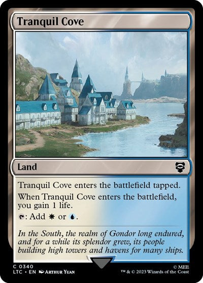 2023 Magic: The Gathering: Commander: The Lord of the Rings: Tales of Middle-earth (LTC) - Tranquil Cove (#340, Common) (, Near Mint)