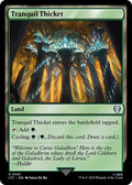 2023 Magic: The Gathering: Commander: The Lord of the Rings: Tales of Middle-earth (LTC) - Tranquil Thicket (#341, Uncommon) (, Near Mint)