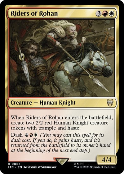 2023 Magic: The Gathering: Commander: The Lord of the Rings: Tales of Middle-earth (LTC) - Riders of Rohan (#67, Rare) (, Near Mint)