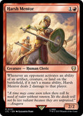 2023 Magic: The Gathering: Commander: The Lord of the Rings: Tales of Middle-earth (LTC) - Harsh Mentor (#221, Rare) (, Near Mint)