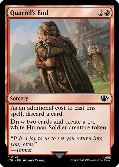 2023 Magic: The Gathering: Universes Beyond: The Lord of the Rings: Tales of Middle-earth (LTR) - Quarrels End (#141, Common) (, Lightly Played)