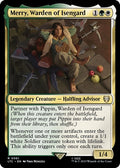 2023 Magic: The Gathering: Commander: The Lord of the Rings: Tales of Middle-earth (LTC) - Merry Warden of Isengard (#61, Rare) (, Near Mint)