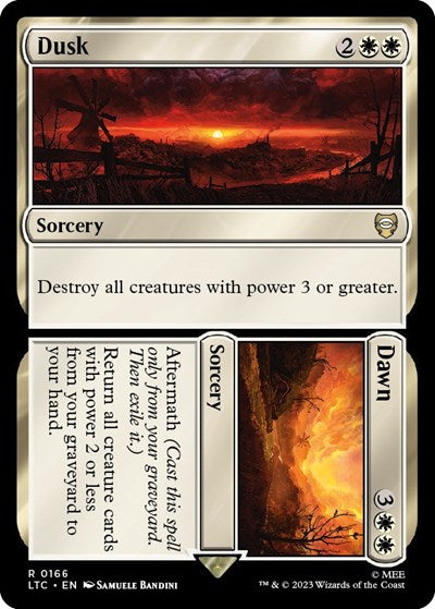 2023 Magic: The Gathering: Commander: The Lord of the Rings: Tales of Middle-earth (LTC) - Dusk Dawn (#166, Rare) (, Near Mint)