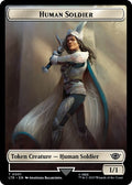 2023 Magic: The Gathering: Universes Beyond: The Lord of the Rings: Tales of Middle-earth (LTR) - Human Soldier Token 0001 (#1, T) (, Near Mint)