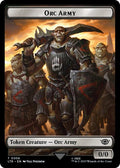 2023 Magic: The Gathering: Universes Beyond: The Lord of the Rings: Tales of Middle-earth (LTR) - Orc Army Token 0006 (#6, T) (, Near Mint)