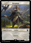 2023 Magic: The Gathering: Commander: The Lord of the Rings: Tales of Middle-earth (LTC) - Soldier Food 0010 Double Sided Token (#5 // 10, T) (, Near Mint)