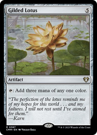 2023 Magic: The Gathering: Commander Masters (CMM) - Gilded Lotus (#387, Rare) (, Lightly Played)