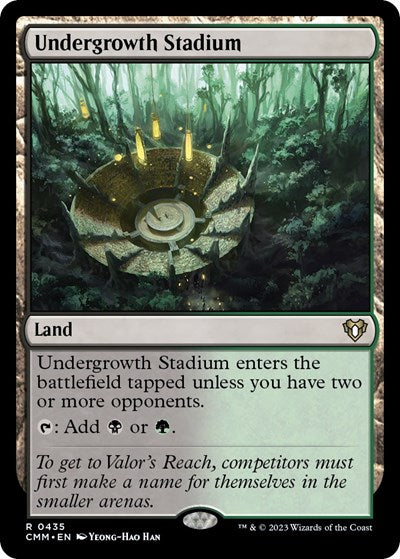 2023 Magic: The Gathering: Commander Masters (CMM) - Undergrowth Stadium (#435, Rare) (, Near Mint)