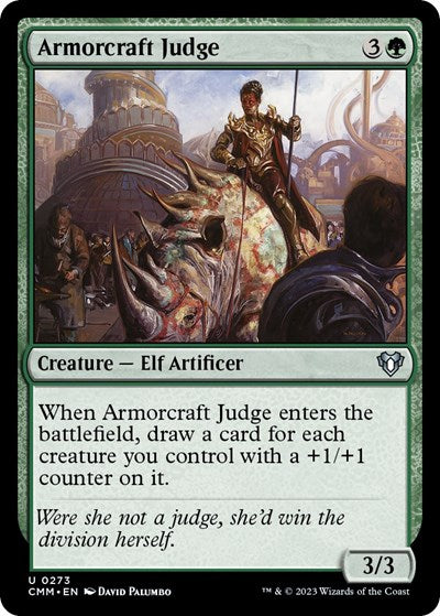 2023 Magic: The Gathering: Commander Masters (CMM) - Armorcraft Judge (#273, Uncommon) (, Near Mint)