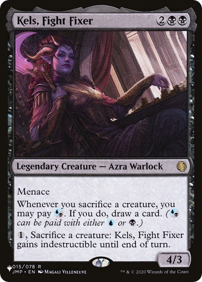 2026 Magic: The Gathering: The List Reprints (LIST) - Kels, Fight Fixer (#JMP-15, Rare) (, Near Mint)