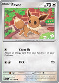 2023 Pokemon: SV03: Obsidian Flames (OBF) - Eevee (#166/197, Common) (, Near Mint)
