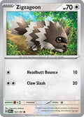 2023 Pokemon: SV03: Obsidian Flames (OBF) - Zigzagoon (#167/197, Common) (, Near Mint)