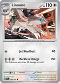 2023 Pokemon: SV03: Obsidian Flames (OBF) - Linoone (#168/197, Uncommon) (, Near Mint)