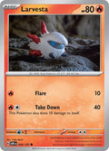 2023 Pokemon: SV03: Obsidian Flames (OBF) - Larvesta (#040/197, Common) (, Near Mint)