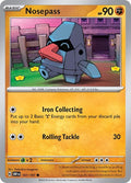 2023 Pokemon: SV03: Obsidian Flames (OBF) - Nosepass (#107/197, Common) (, Near Mint)