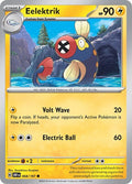 2023 Pokemon: SV03: Obsidian Flames (OBF) - Eelektrik (#068/197, Common) (, Near Mint)