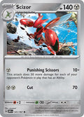 2023 Pokemon: SV03: Obsidian Flames (OBF) - Scizor (#141/197, Rare) (Holofoil, Near Mint)