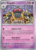 2023 Pokemon: SV03: Obsidian Flames (OBF) - Claydol (#095/197, Rare) (Holofoil, Near Mint)