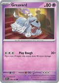2023 Pokemon: SV03: Obsidian Flames (OBF) - Greavard 100 197 (#100/197, Common) (, Near Mint)