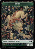 2023 Magic: The Gathering: Wilds of Eldraine (WOE) - Beast Token (#8, T) (, Near Mint)