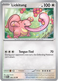 2023 Pokemon: SV: Scarlet & Violet 151 (MEW) - Lickitung (#108/165, Common) (, Near Mint)