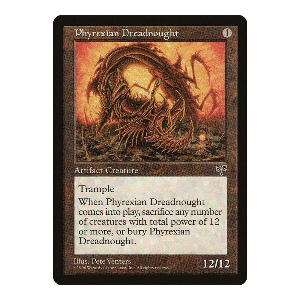 1996 Magic: The Gathering: Mirage (MIR) - Phyrexian Dreadnought (#315, Rare) (, Near Mint)