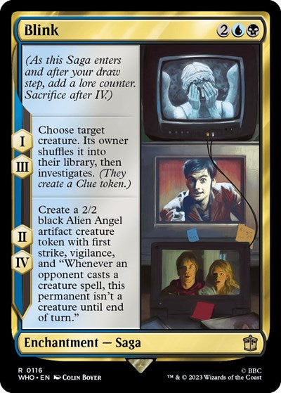 2023 Magic: The Gathering: Universes Beyond: Doctor Who (WHO) - Blink (#116, Rare) (, Near Mint)