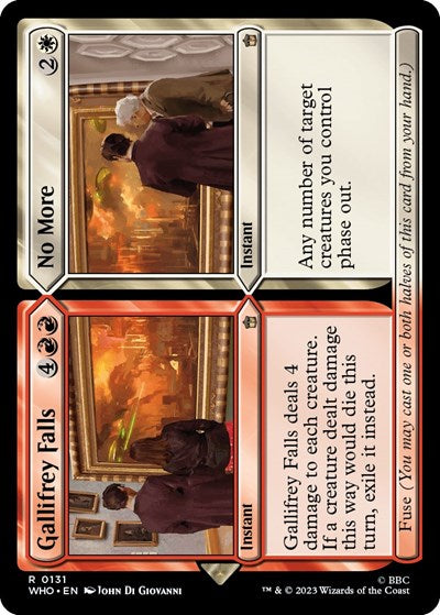 2023 Magic: The Gathering: Universes Beyond: Doctor Who (WHO) - Gallifrey Falls No More (#131, Rare) (, Near Mint)