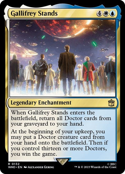 2023 Magic: The Gathering: Universes Beyond: Doctor Who (WHO) - Gallifrey Stands (#132, Rare) (, Near Mint)