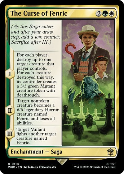2023 Magic: The Gathering: Universes Beyond: Doctor Who (WHO) - The Curse of Fenric (#118, Rare) (, Near Mint)