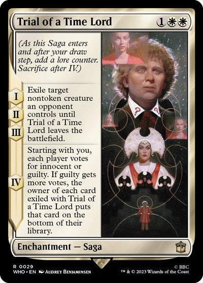 2023 Magic: The Gathering: Universes Beyond: Doctor Who (WHO) - Trial of a Time Lord (#29, Rare) (, Near Mint)