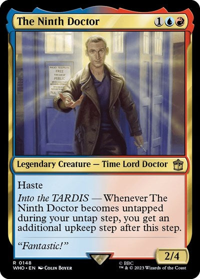 2023 Magic: The Gathering: Universes Beyond: Doctor Who (WHO) - The Ninth Doctor (#148, Rare) (, Near Mint)